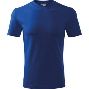 Unisex környakas póló, királykék, 160 g/m²