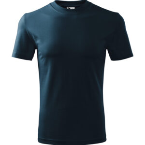 Unisex környakas póló, tengerészkék, 200 g/m²