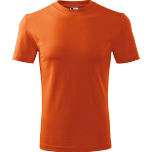 Unisex környakas póló, narancs, 200 g/m²