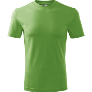 Unisex környakas póló, borsózöld, 200 g/m²
