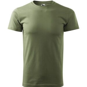 Férfi környakas póló, khaki, 160 g/m²