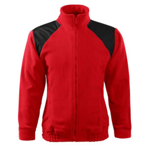 Unisex polár pulóver, piros, 360 g/m²