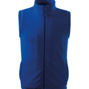 Unisex polár mellény, királykék, 280 g/m²