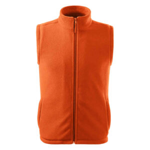 Unisex polár mellény, narancssárga, 280 g/m²