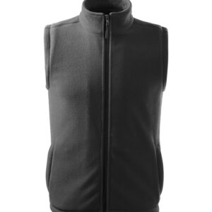 Unisex polár mellény, acélszürke, 280 g/m²