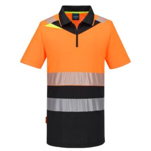 DX4 Hi-Vis cipzáros Class 1 póló S/S
