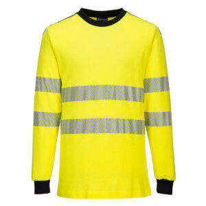 PW3 Modaflame Knit Hi-Vis FR hosszú ujjú póló