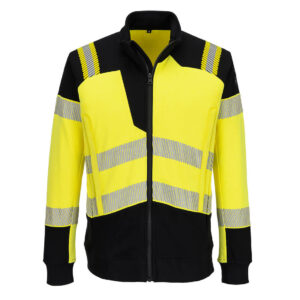 PW3 Modaflame Knit Hi-Vis FR lángálló teljes cipzáras pulóver